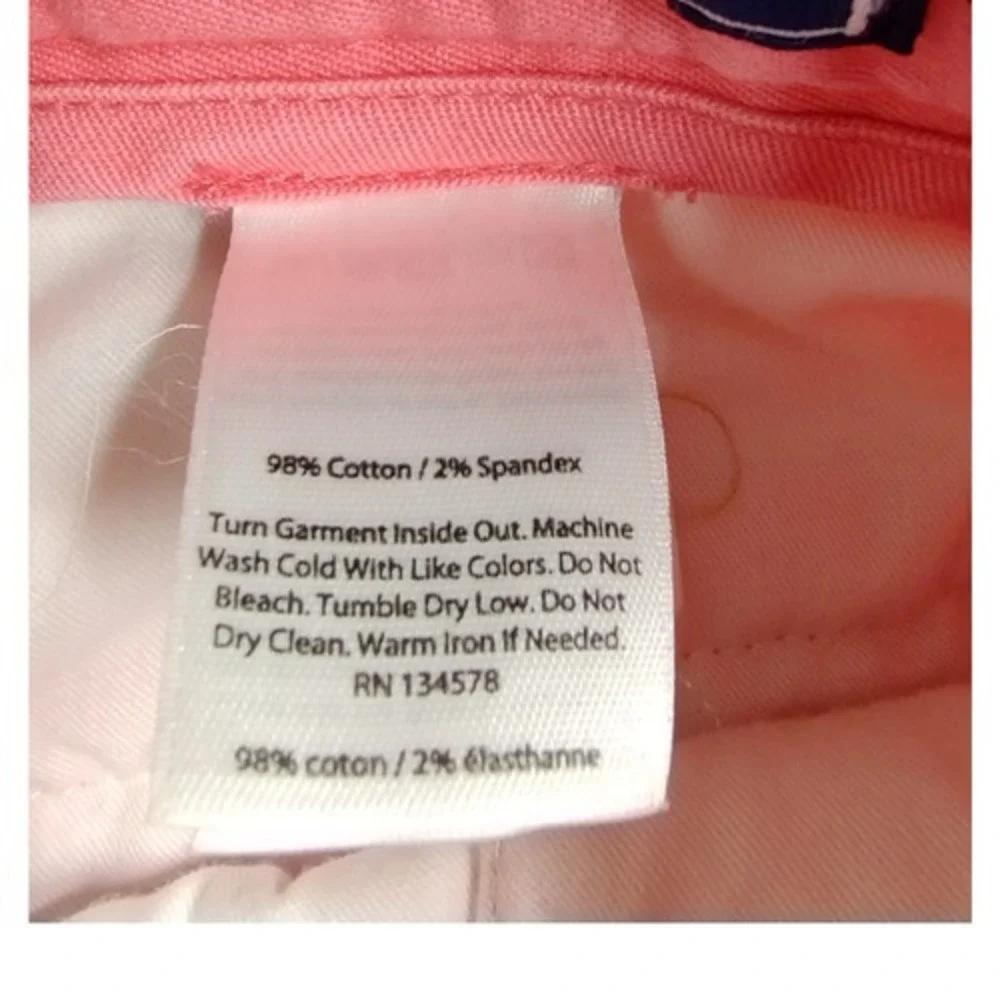 Vineyard Vines Mens 30x32 Salmon Pink‎ Cotton Dress Club Pants by Step & Ian